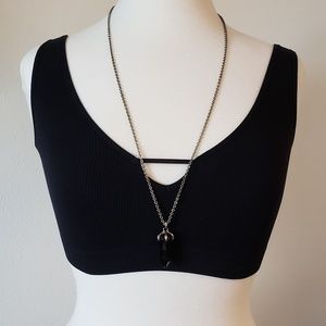Wear Lively black ribbed bralette